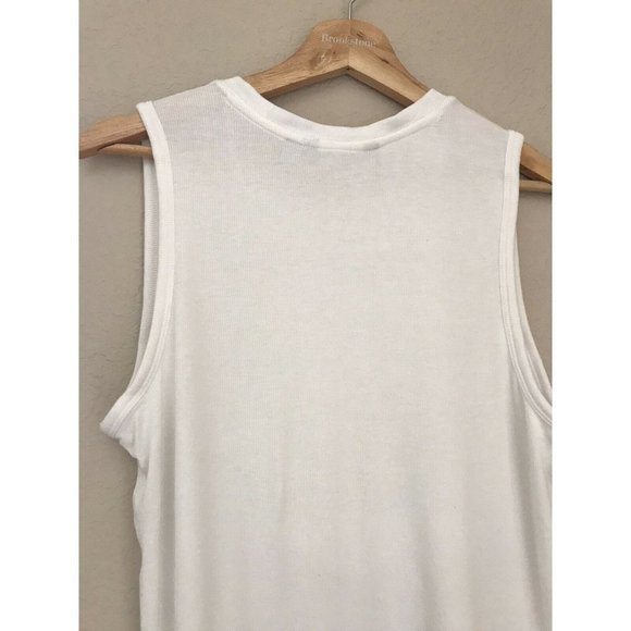Athleta Revive Rib Crop Tank White Breathable - Picture 4 of 4